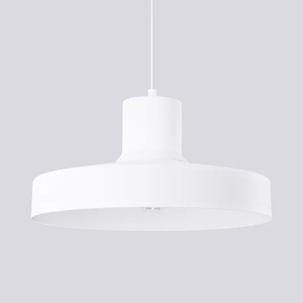 Sollux SL.1702 - Lampadario a sospensione con filo BILO 1xE27/15W/230V diametro 35 cm bianco