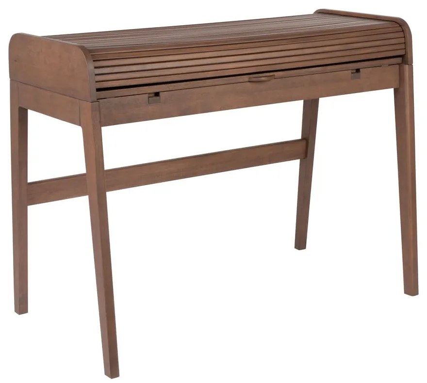 Scrivania marrone con piano estraibile Barbier - Zuiver