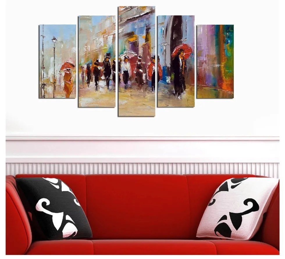 Dipinti in set di 5 pezzi 20x60 cm - Wallity