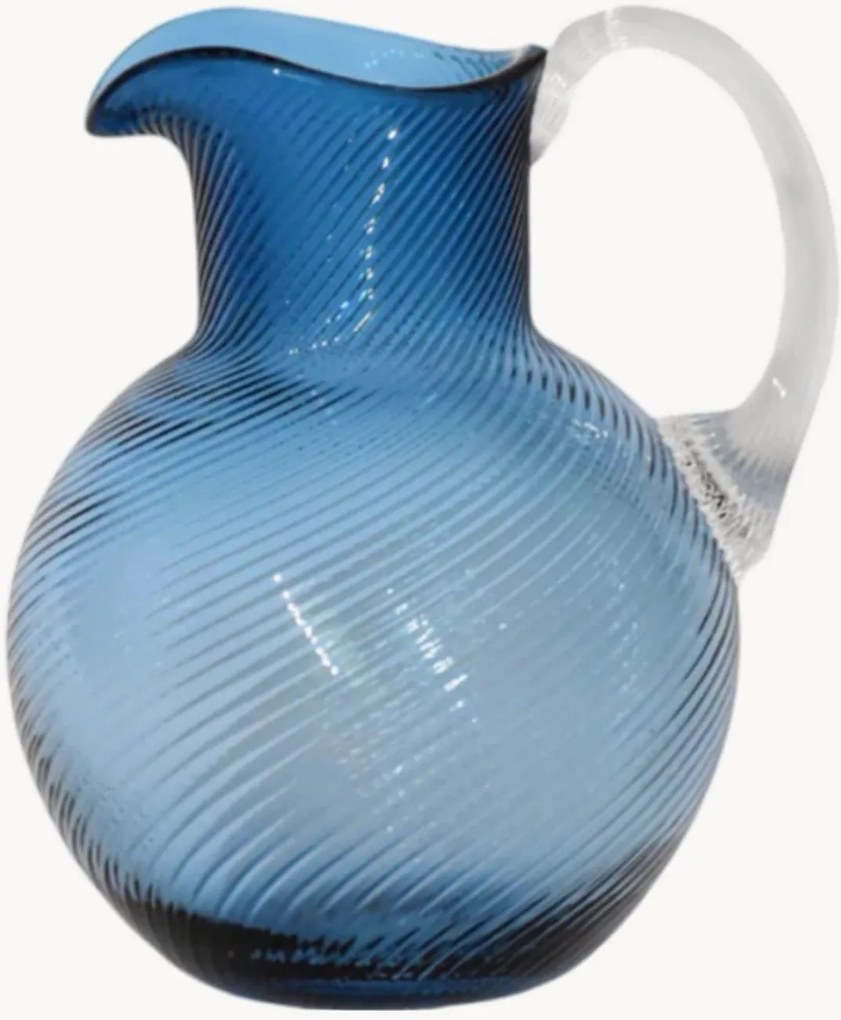 Caraffa in vetro soffiato Spiral