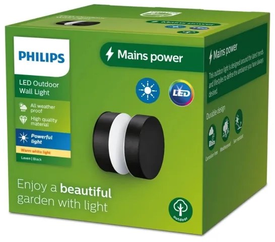 Philips - Applique a LED da esterno LAVEN LED/6W/230V 2700K IP44