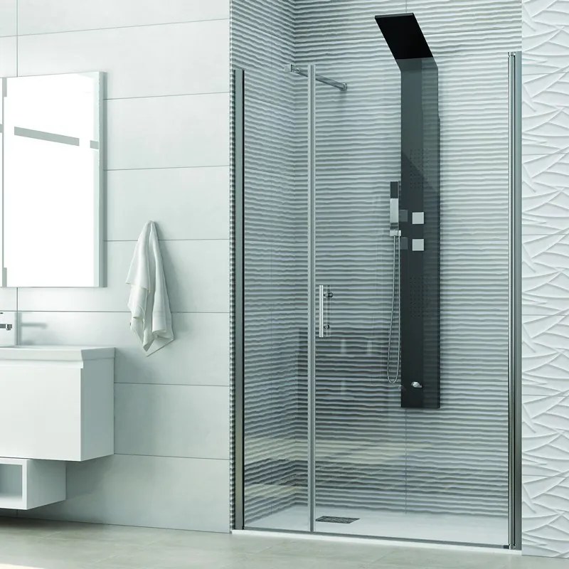 Porta doccia nicchia 90cm battente e fisso | KS5000 - KAMALU