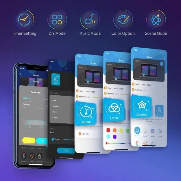 Govee - Striscia LED RGB dimmerabile SMART LED/36W/24V 10m Wi-Fi