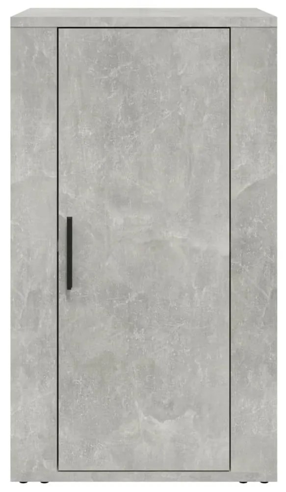 Credenza grigio cemento 40x33x70 cm in legno multistrato