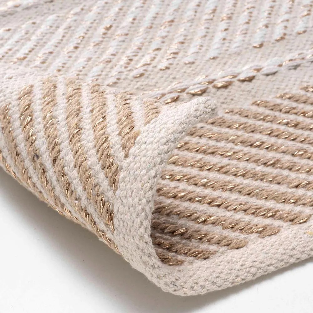 Tappeto lavabile crema 60x90 cm Silves - douceur d'intérieur