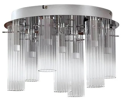 Lucande - Korvitha 7 LED Plafoniera Smoke/Silver Lucande