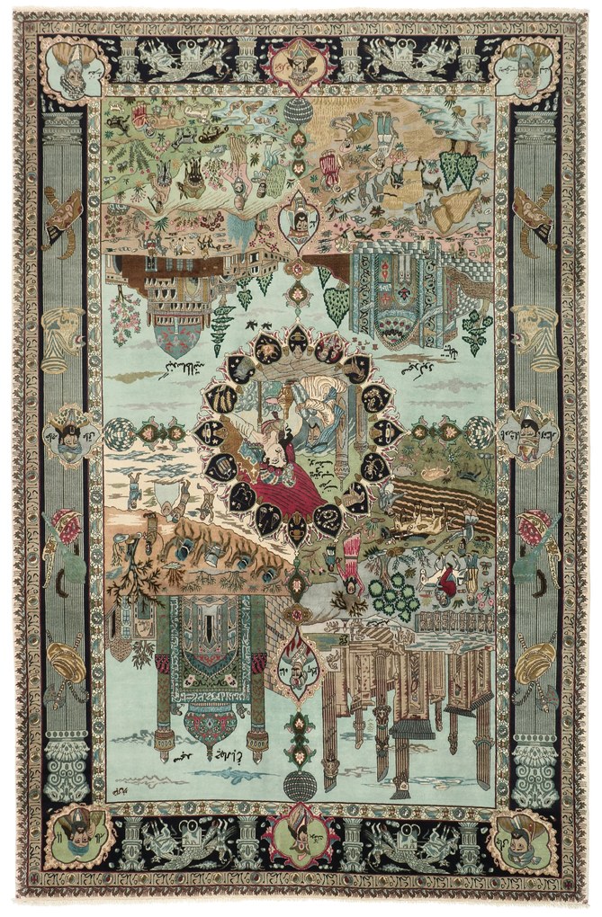 Tabriz Tappeto persiano 300 x 200 (Iran) Annodato A Mano