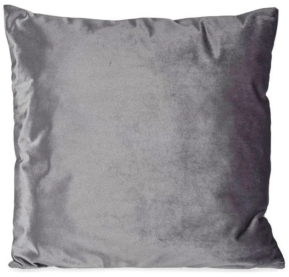 Cuscino Velluto Grigio Poliestere (45 x 13 x 45 cm)