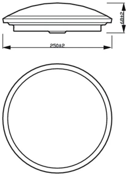 Philips - Plafoniera LED dimmerabile SCENE SWITCH LED/12W/230V