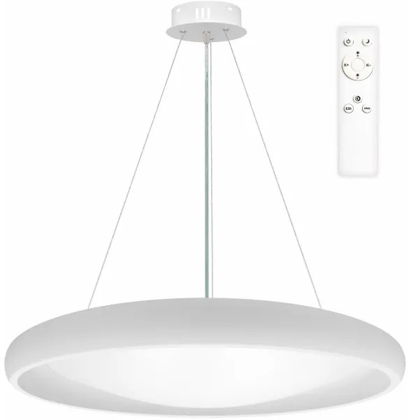 Top Light - Lampadario a sospensione con filo LED dimmerabile SALERNO LED/60W/230V 3000-6500K bianco + +TC