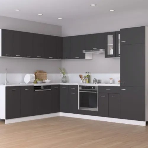 Armadio Sospeso Grigio 80x31x60 cm in Truciolato