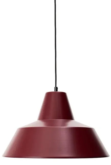 Workshop Lampada a Sospensione W1 Wine Red - Made By Hand