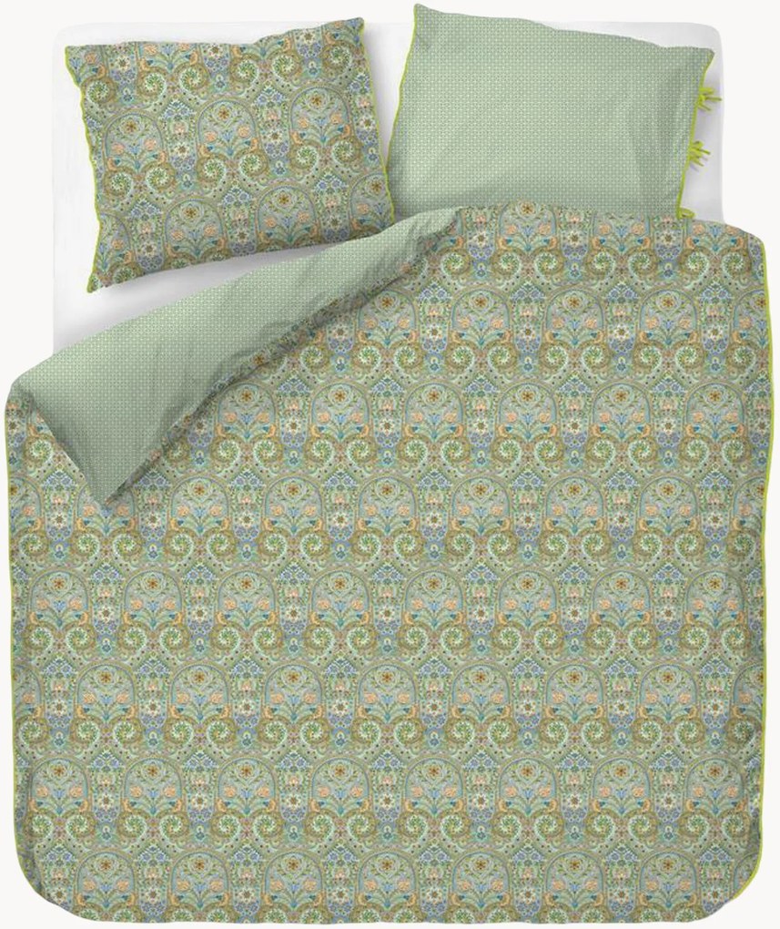 Set di biancheria da letto in raso di cotone Kikoy