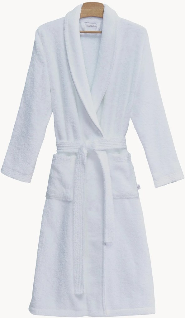 Accappatoio unisex in cotone con collo sciallato Cocoon
