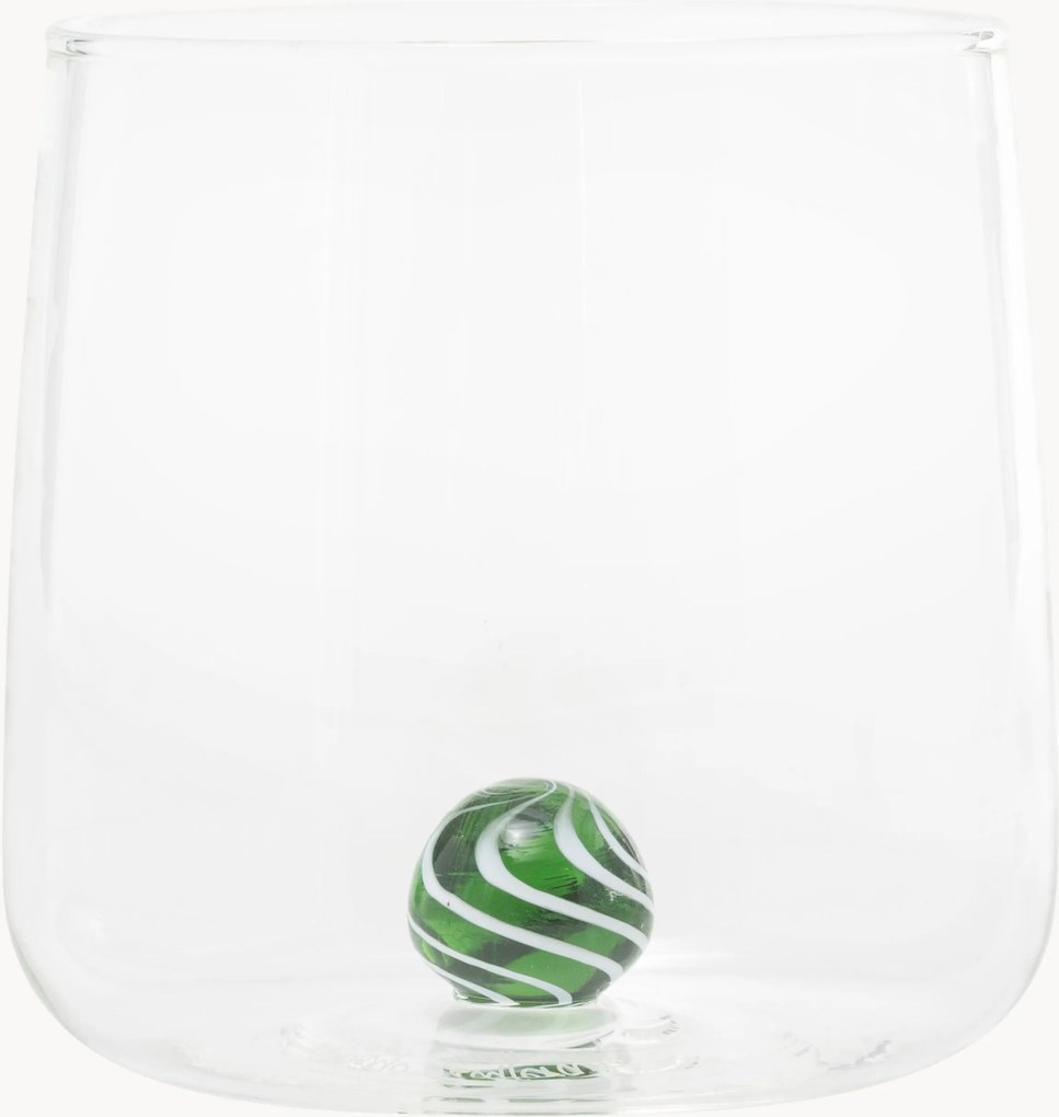 Set di 4 bicchieri in vetro soffiato Bilia Candy