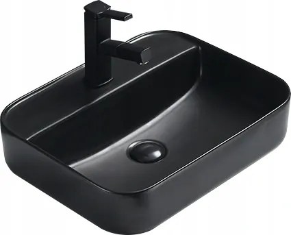 Mexen Alba lavabo da appoggio 50 x 40 cm, nero opaco - 21955085