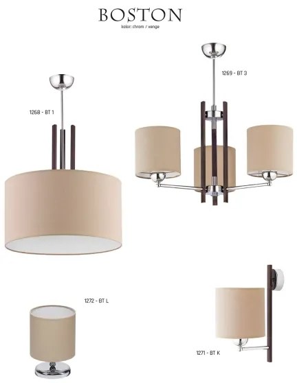 JUPITER 1268-BT1 - Lampadario BOSTON 3xE14/40W