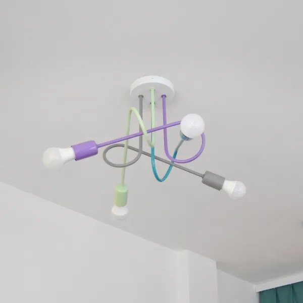 Plafoniera LED OXFORD 4xE27/10W/230V