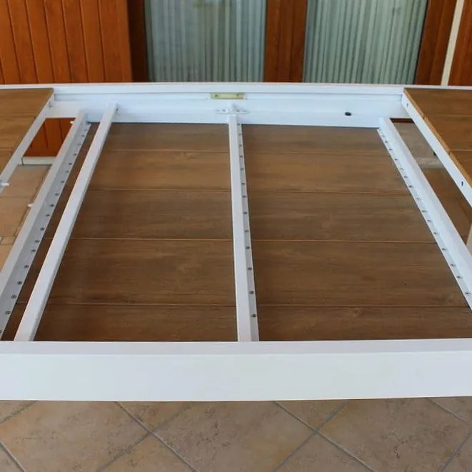 VIDUUS - tavolo da giardino allungabile in alluminio e polywood