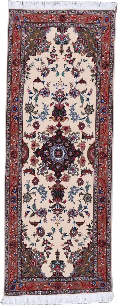 Tabriz Tappeto 80 x 210 (Iran) Annodato A Mano