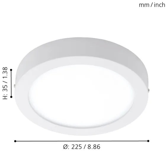Eglo 98171 - Lampada LED dimmerabile da esterno ARGOLIS-C LED/16,5W/230V IP44