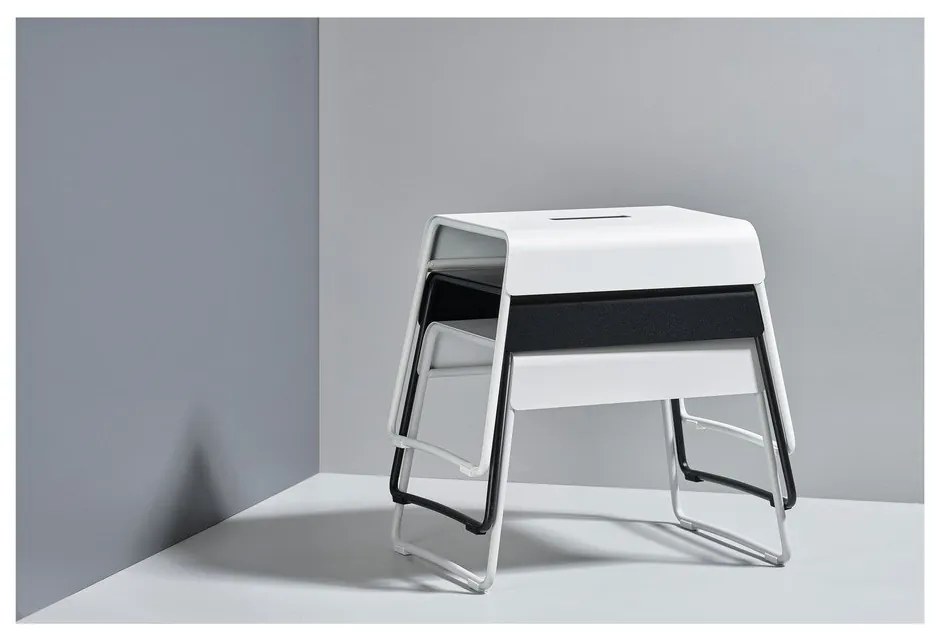 Sgabello bianco A-Stool - Zone