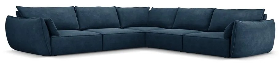 Divano angolare blu scuro (variabile) Vanda - Mazzini Sofas