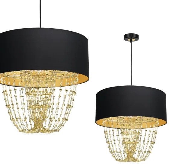 Lampadario a sospensione con filo ALMERIA 1xE27/60W/230V