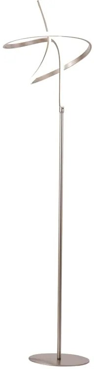 Lampada da terra LED Rhonda  argento, luce bianco naturale 1600 lumen NOVECENTO
