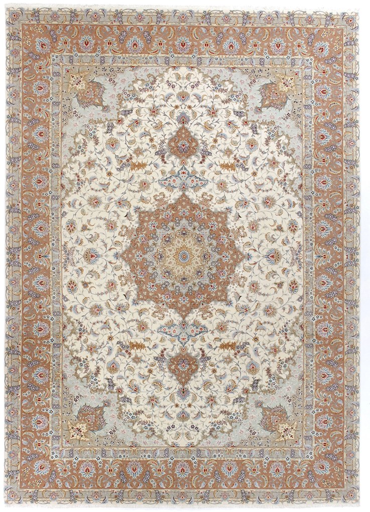 Tabriz Tappeto 250 x 350 (Iran) Annodato A Mano