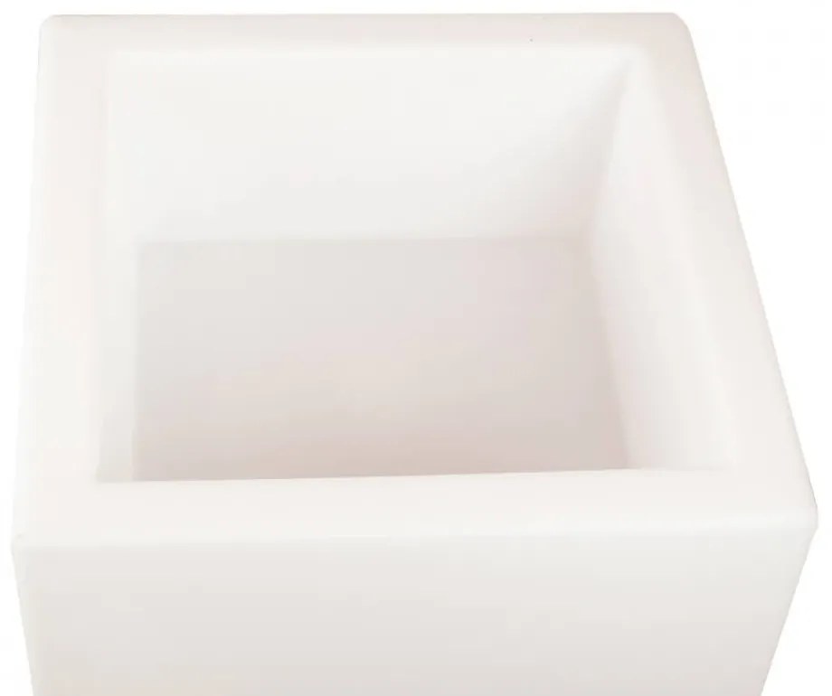 Cubo Illuminabile 40x40xH40cm, E27 Colore Bianco