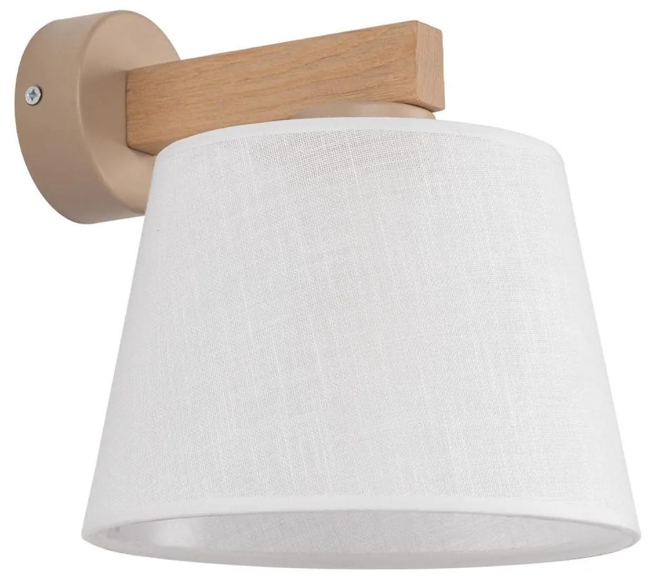 Brilagi - Lampada da parete LATTE SABIA 1xE27/15W/230V pino/bianco