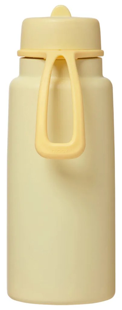 Bottiglia termica in acciaio inox con cannuccia 1l - lemon twist
