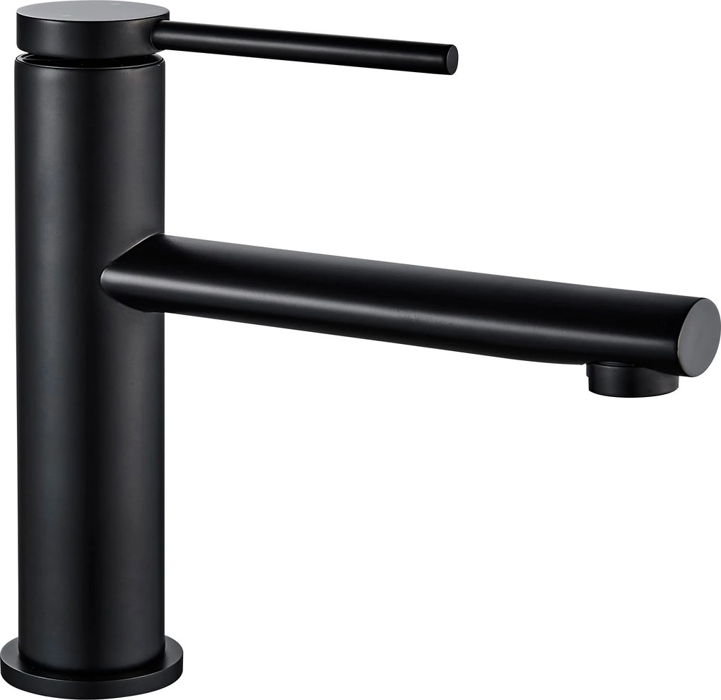 Rubinetto da lavabo Rea Oval Black Low