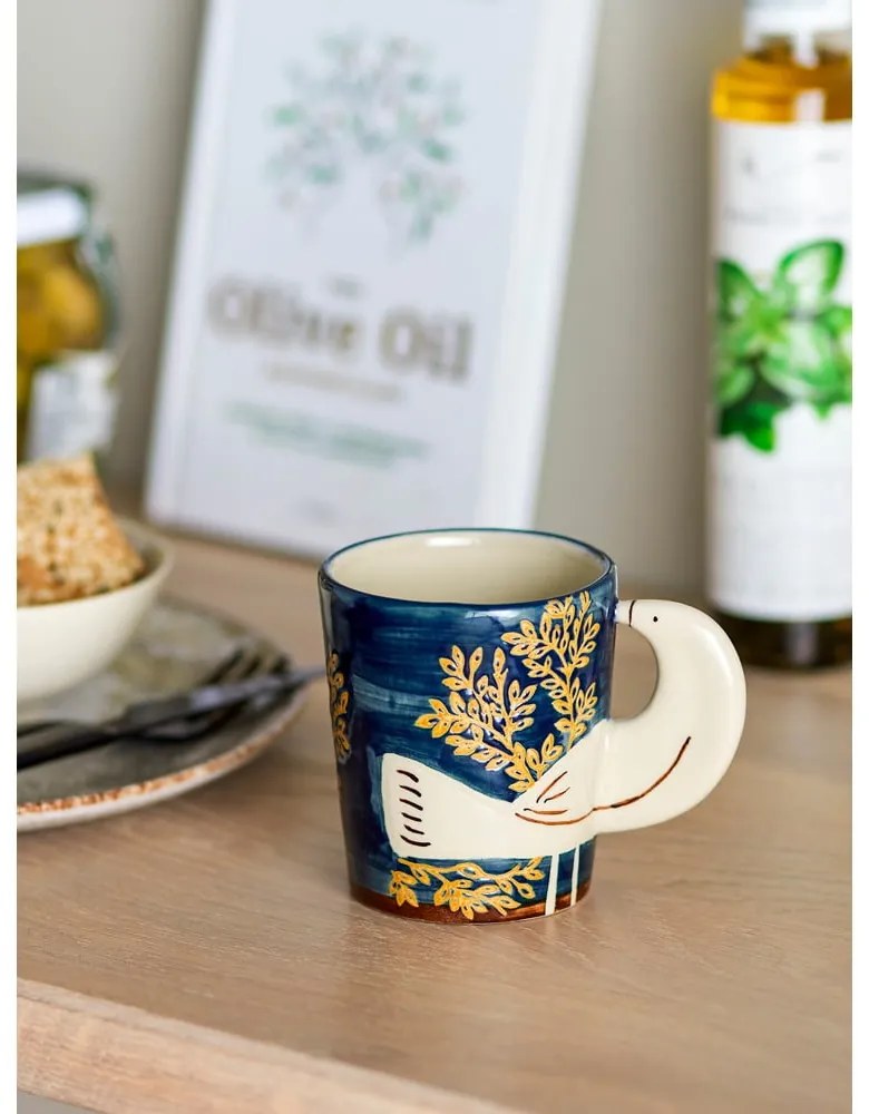 Tazza in gres blu 260 ml Hezha - Bloomingville