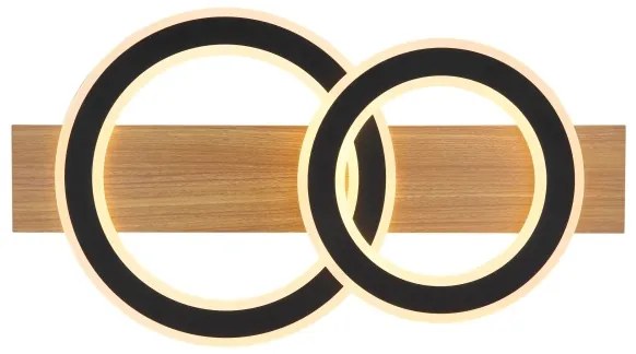 Globo 48038-40 - Plafoniera LED JAYDEN LED/40W/230V marrone