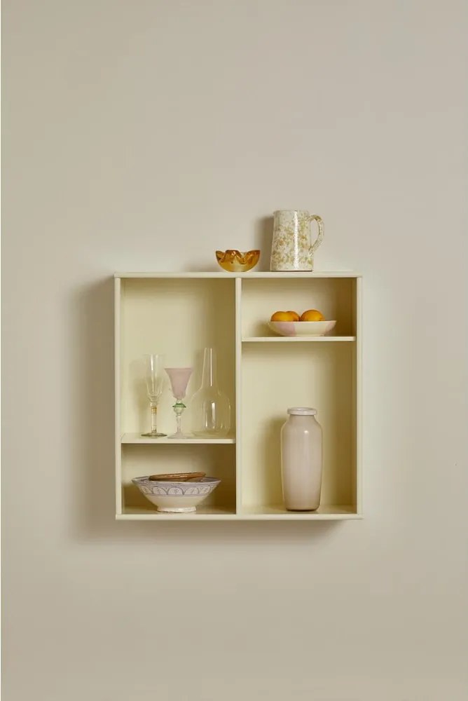 Libreria a sospensione giallo chiaro 70x70 cm Mistral - Hammel Furniture