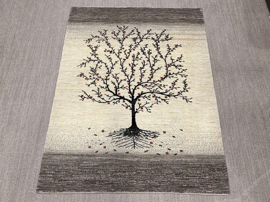 Loribaft Tappeto persiano 200x160 Beige (Iran) Annodato A Mano