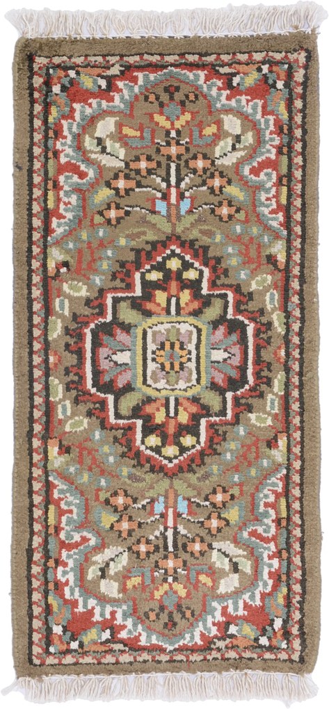 Agra Tappeto 60 x 30 (Indian) Annodato A Mano