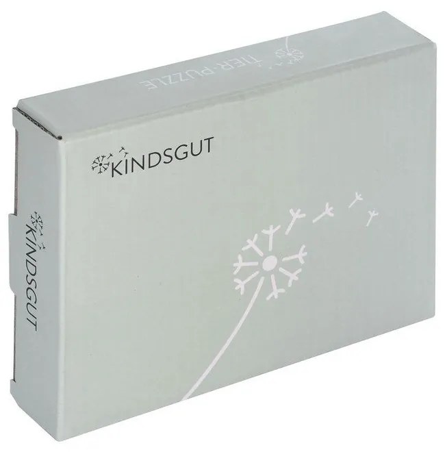 Puzzle a inserimento in legno Elephant - Kindsgut