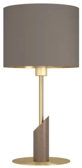 Eglo 390337 - Lampada da tavolo SANTANDRIA 1xE27/40W/230V marrone/oro