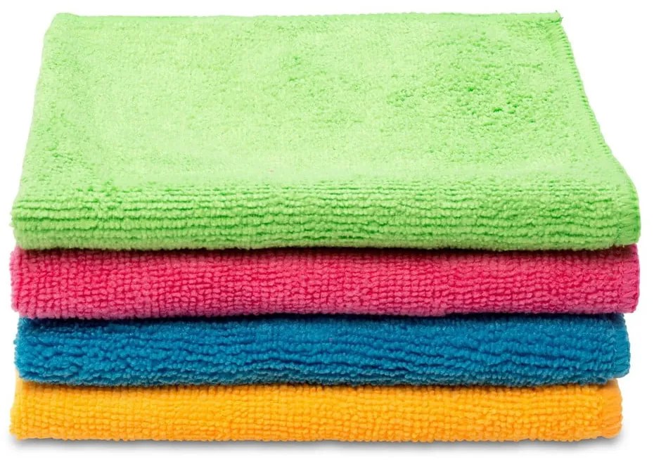 Set di 4 panni in microfibra , 30 x 30 cm Colors - Vileda