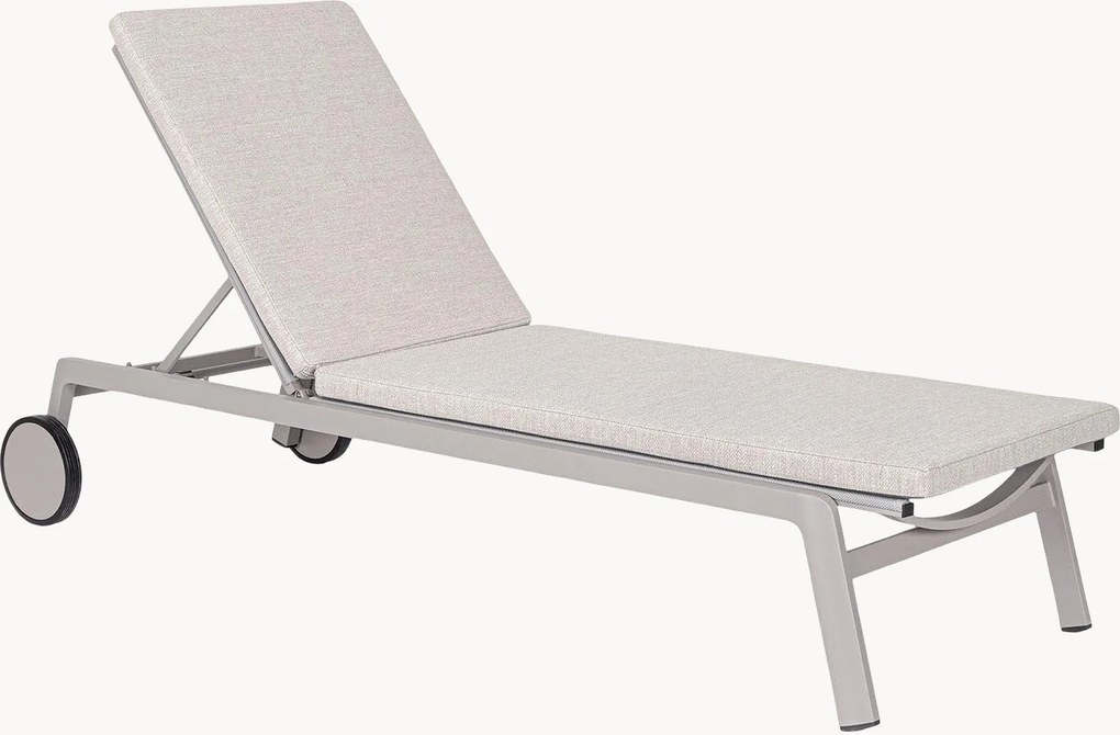 Set di 2 lettini prendisole con ruote Jalisco
