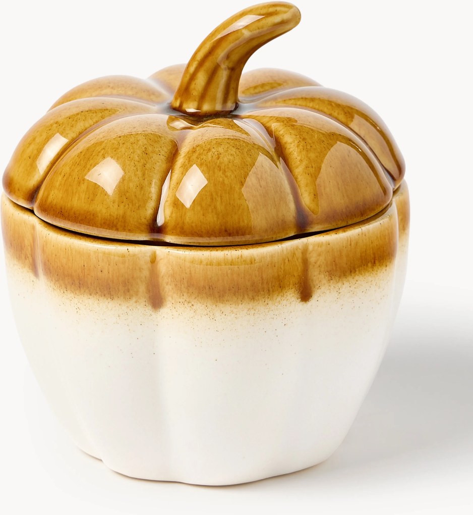 Barattolo portaoggetti a forma di zucca Moranga, alt. 18 cm