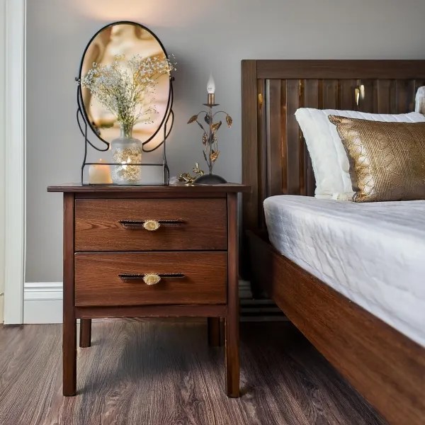 ONLI - Lampada da tavolo COLLANA 1xE14/6W/230V 40 cm bronzo