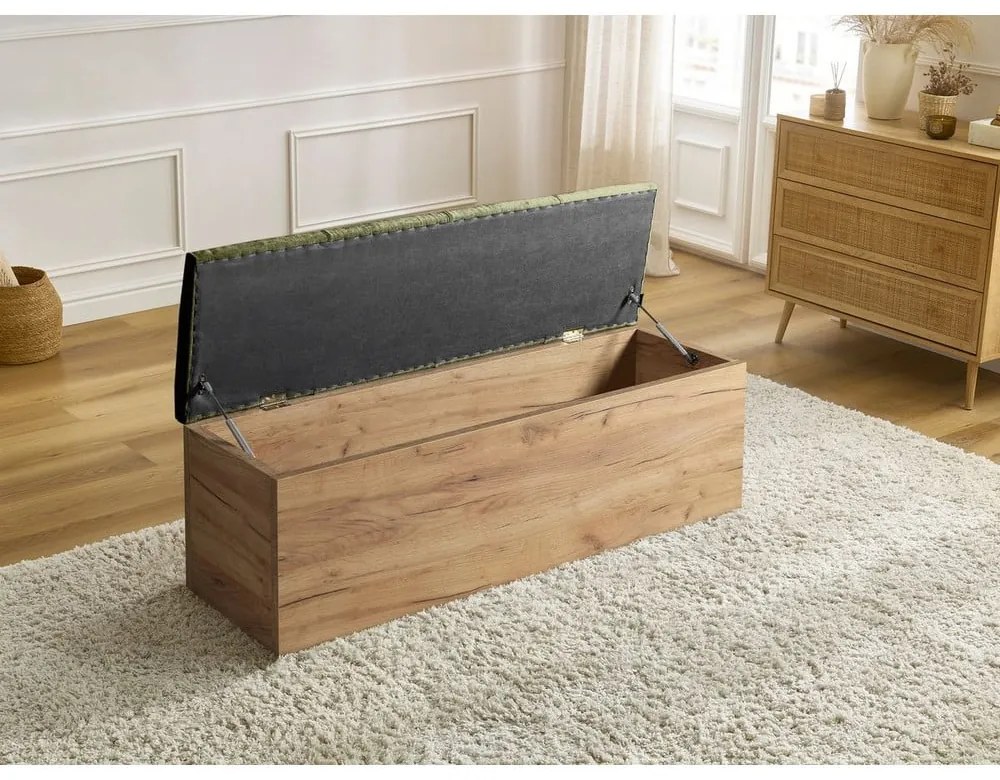 Panca in colore verde e naturale Kumo - Bobochic Paris