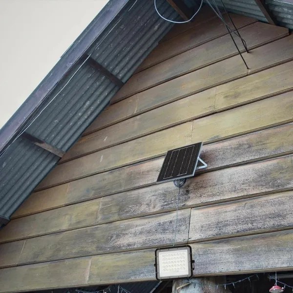 LED Proiettore solare da esterno LED/6W/3,2V IP65 4000K nero + +TC