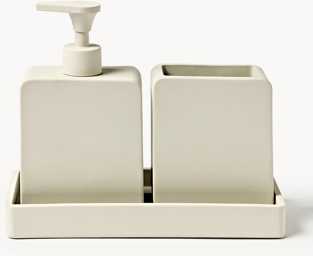 Set di 3 accessori da bagno Loa