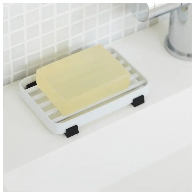 Tappeto di sapone bianco Tower - YAMAZAKI