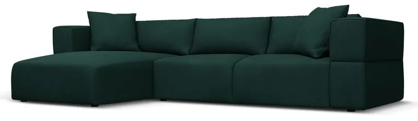 Divano angolare verde, angolo sinistro Esther - Milo Casa